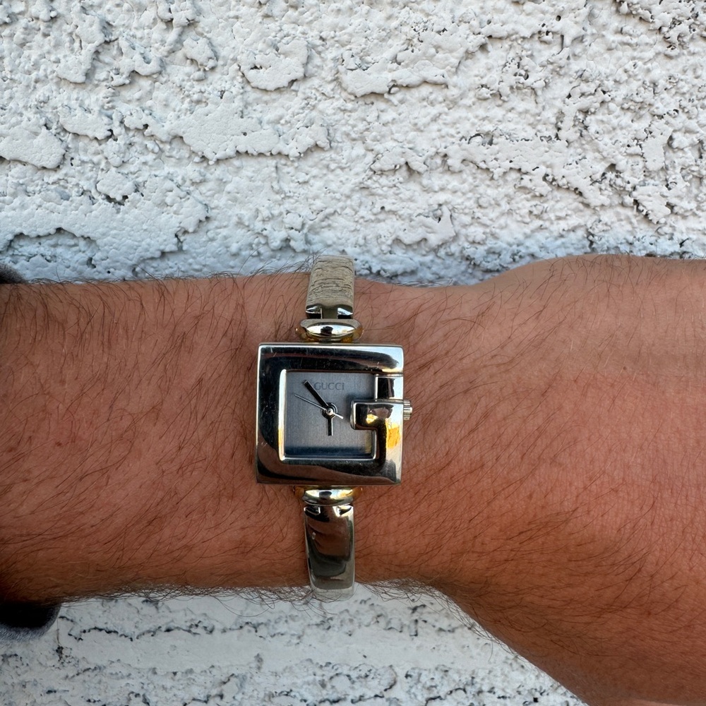 Gucci Logo Bangle Watch